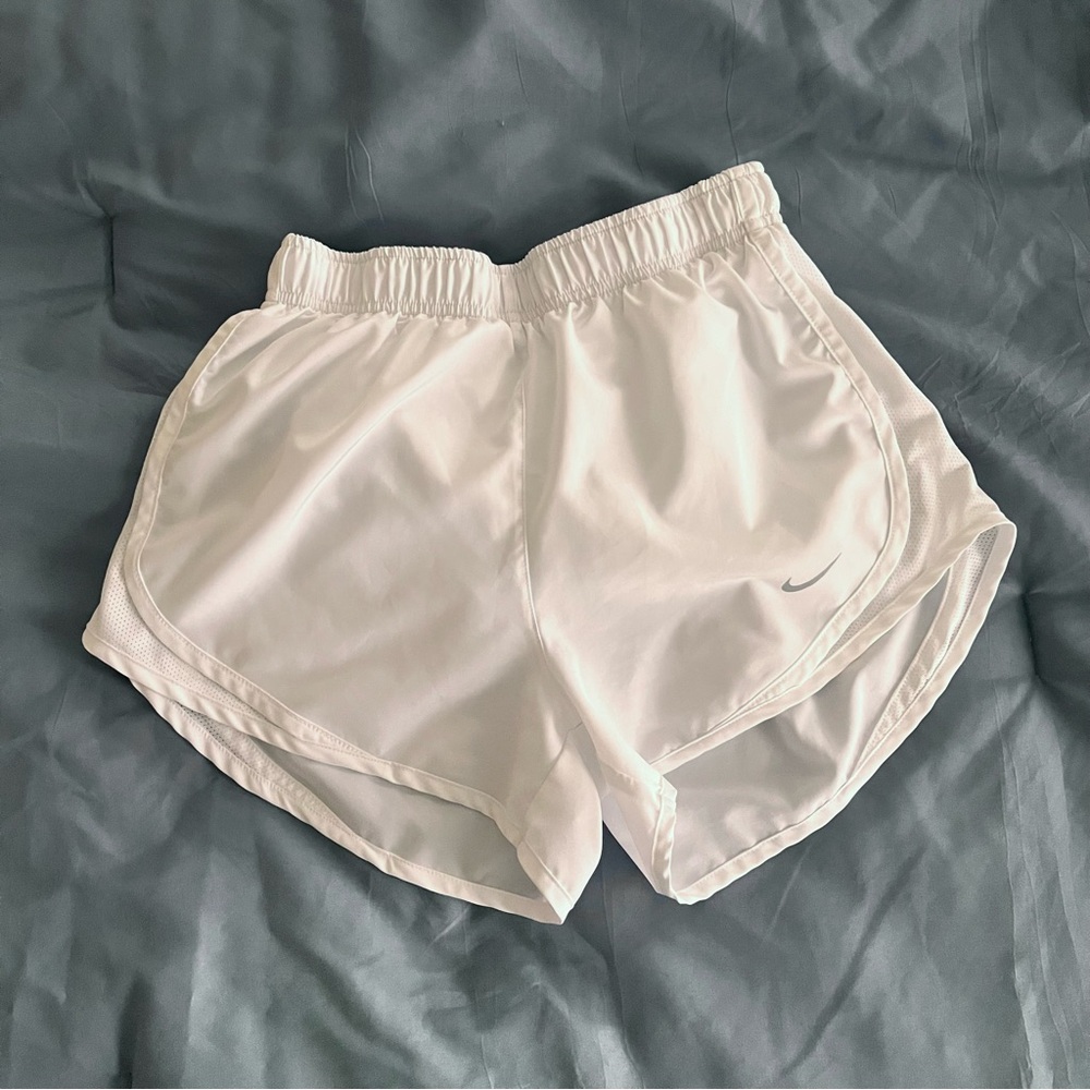 Nike Women's White Athletic Shorts